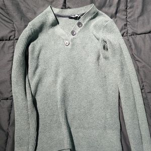 V-neck Fitted sweater, Larger